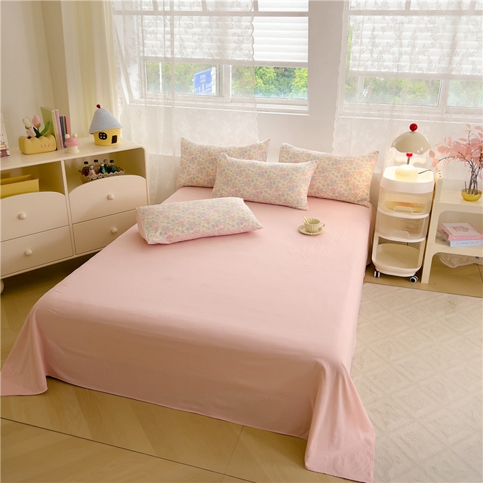 91家纺网 家纺一手货源 找家纺 （总）优品阁 2025新款云感皱皱纱四件套