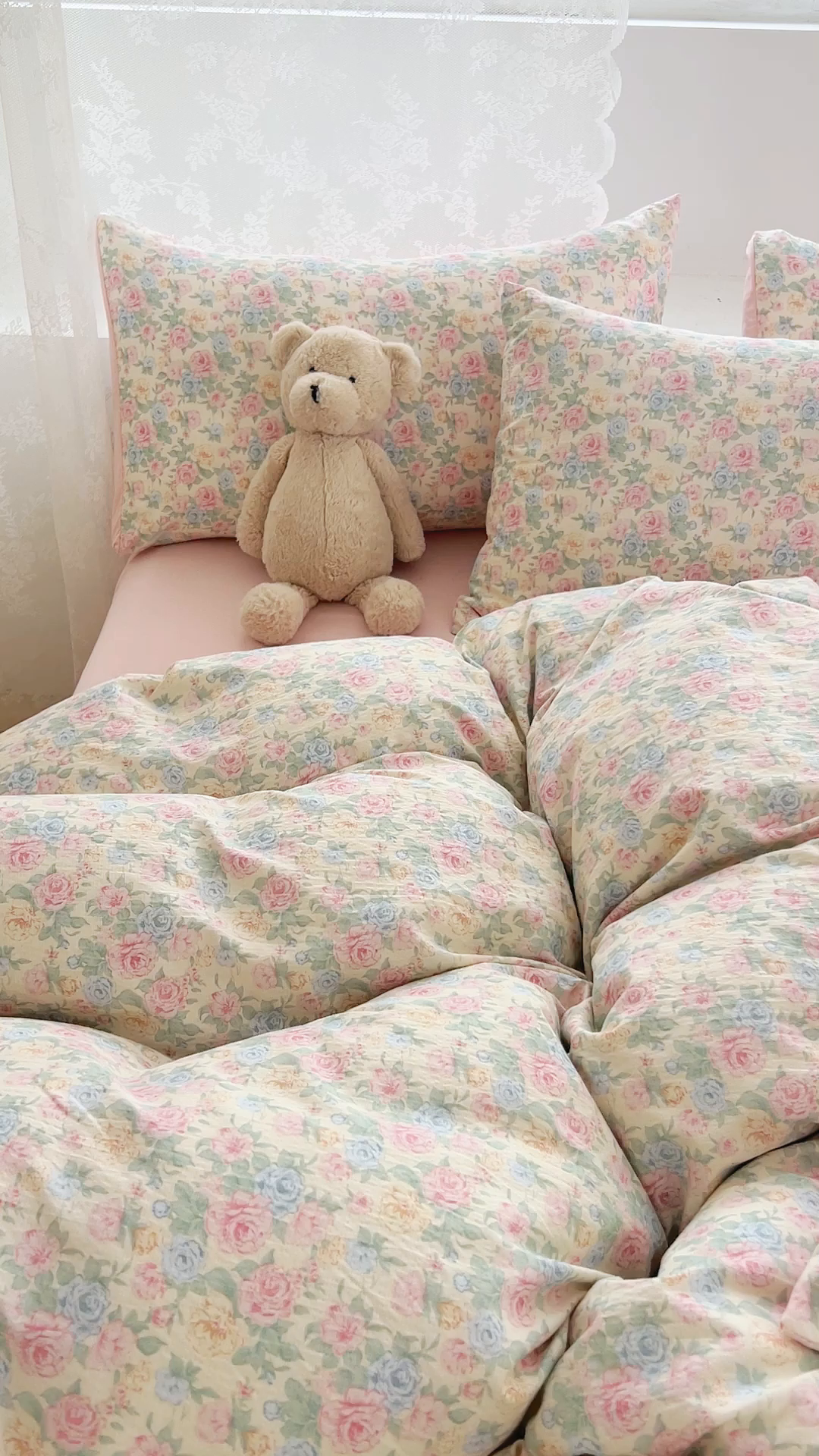 91家纺网 家纺一手货源 找家纺 （总）优品阁 2025新款云感皱皱纱四件套