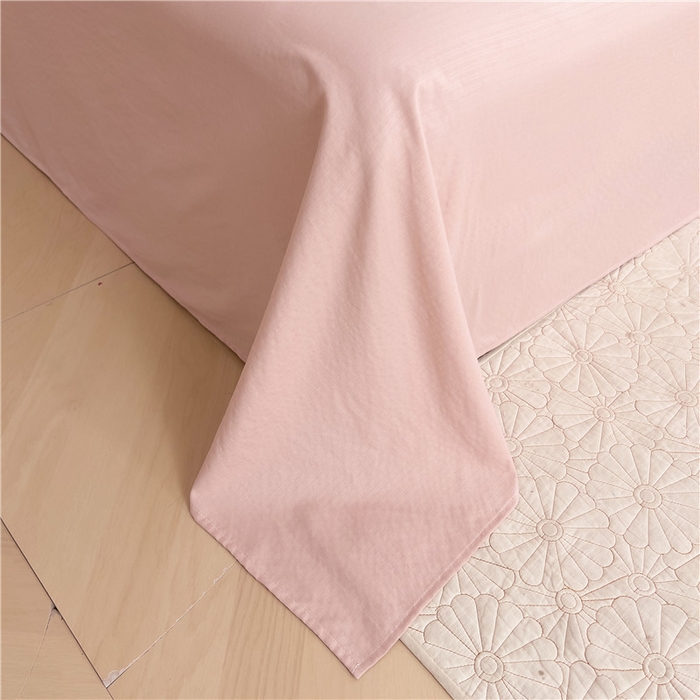 91家纺网 家纺一手货源 找家纺 优品阁 2025新款云感皱皱纱四件套 花样年华