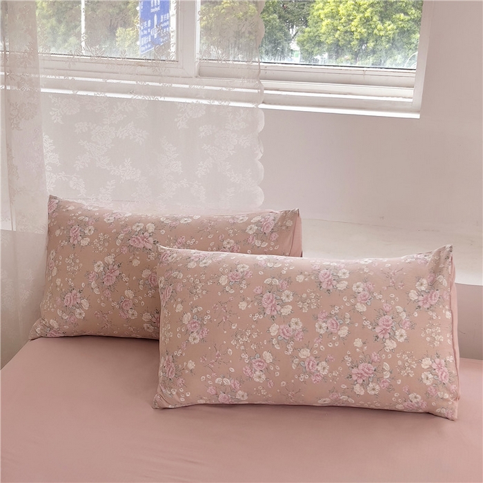 91家纺网 家纺一手货源 找家纺 优品阁 2025新款云感皱皱纱四件套 花样年华