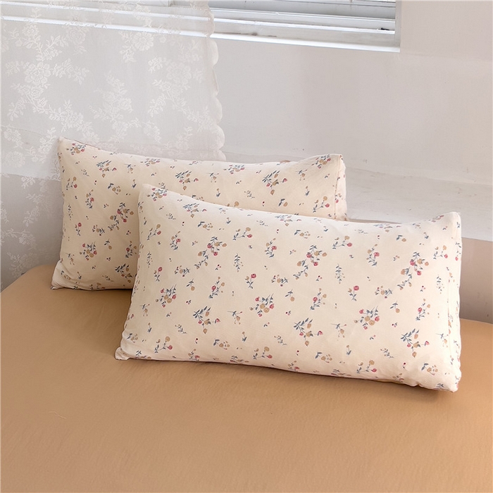 91家纺网 家纺一手货源 找家纺 优品阁 2025新款云感皱皱纱四件套 朝花夕拾