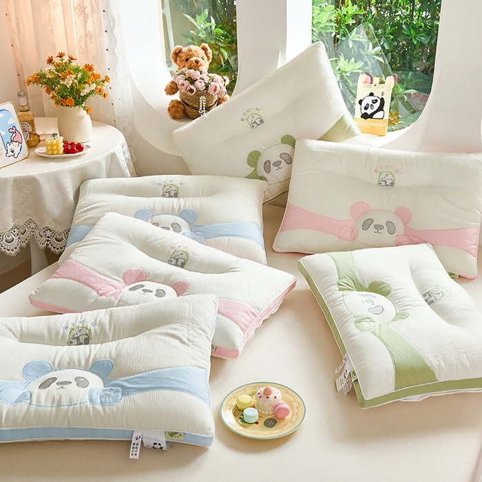 （总）晚儿 2025新款酣睡熊护颈枕 枕头枕芯