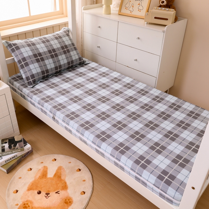 91家纺网 家纺一手货源 找家纺 （总） 凌云2025年新品全棉学生宿舍床垫套全包拉链式床笠单件纯棉床罩保护套