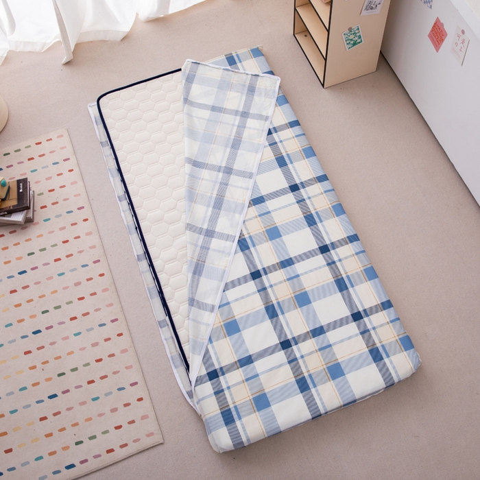 91家纺网 家纺一手货源 找家纺 （总） 凌云2025年新品全棉学生宿舍床垫套全包拉链式床笠单件纯棉床罩保护套