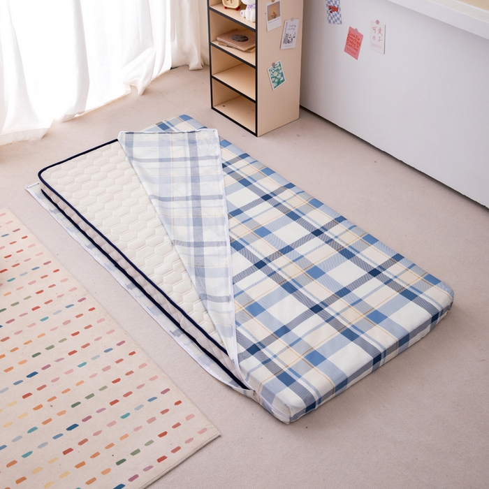 91家纺网 家纺一手货源 找家纺 （总） 凌云2025年新品全棉学生宿舍床垫套全包拉链式床笠单件纯棉床罩保护套