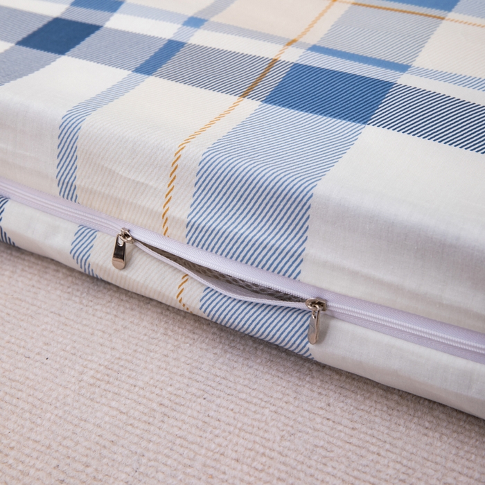 91家纺网 家纺一手货源 找家纺  凌云2025年新品全棉学生宿舍床垫套全包拉链式床笠单件纯棉床罩保护套 春日来信