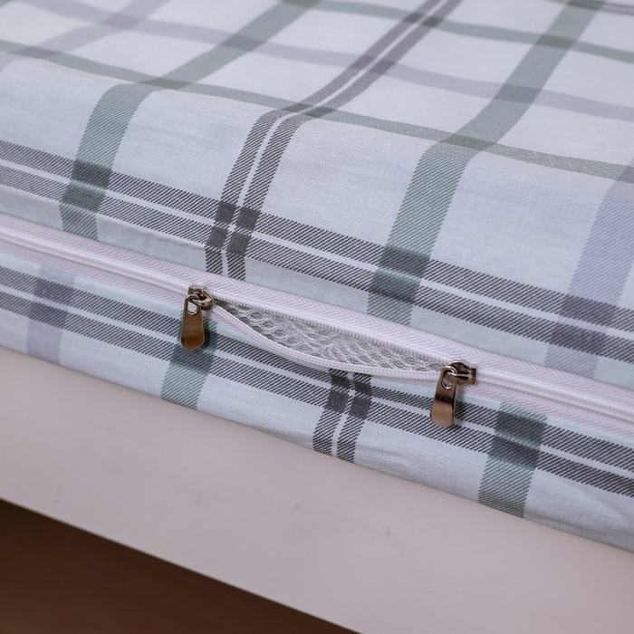 91家纺网 家纺一手货源 找家纺  凌云2025年新品全棉学生宿舍床垫套全包拉链式床笠单件纯棉床罩保护套 印象空间