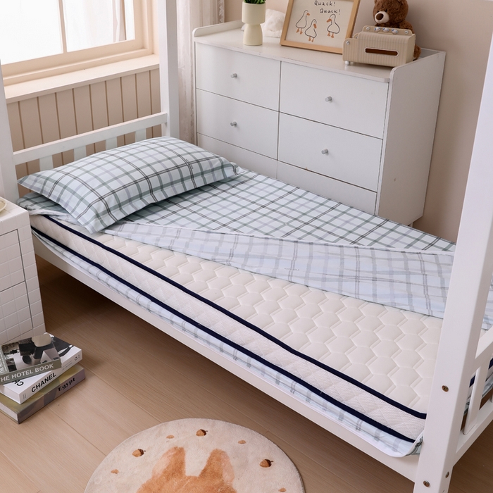 91家纺网 家纺一手货源 找家纺  凌云2025年新品全棉学生宿舍床垫套全包拉链式床笠单件纯棉床罩保护套 印象空间