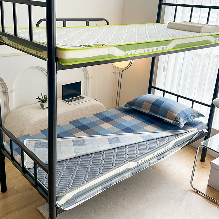 91家纺网 家纺一手货源 找家纺 （总）凌云2025年新品全棉学生宿舍床垫套全包拉链式床笠单件纯棉床罩保护套