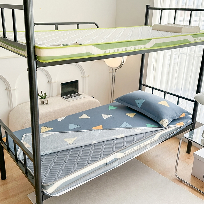 91家纺网 家纺一手货源 找家纺 （总）凌云2025年新品全棉学生宿舍床垫套全包拉链式床笠单件纯棉床罩保护套