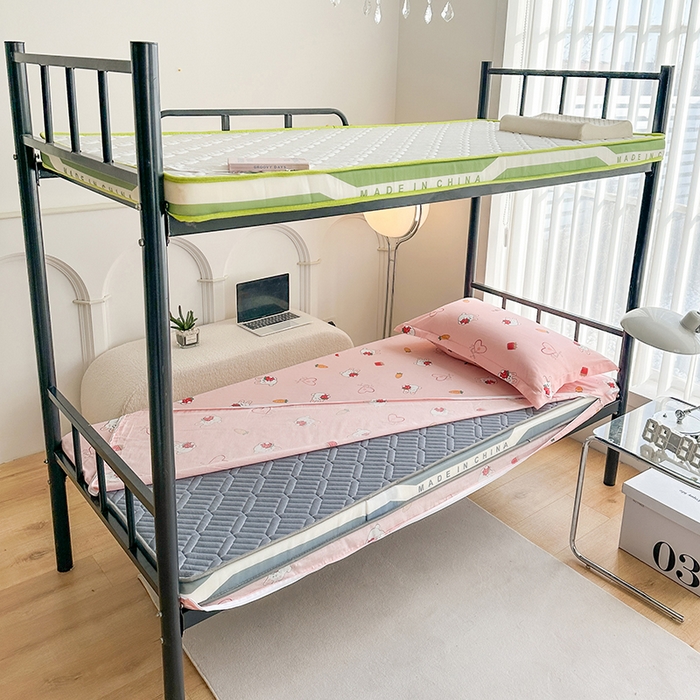 91家纺网 家纺一手货源 找家纺 （总）凌云2025年新品全棉学生宿舍床垫套全包拉链式床笠单件纯棉床罩保护套