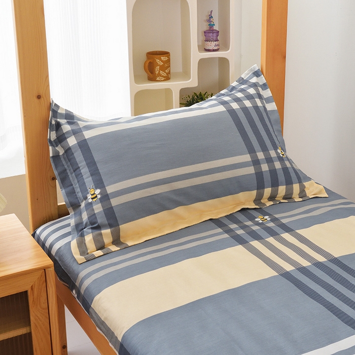 91家纺网 家纺一手货源 找家纺 凌云2025年新品全棉学生宿舍床垫套全包拉链式床笠单件纯棉床罩保护套 品质生活