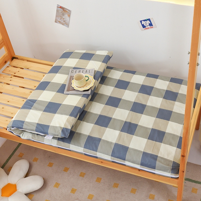 91家纺网 家纺一手货源 找家纺 凌云2025年新品全棉学生宿舍床垫套全包拉链式床笠单件纯棉床罩保护套 千寻