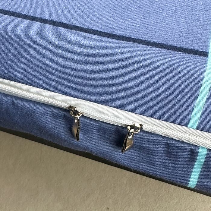 91家纺网 家纺一手货源 找家纺 凌云2025年新品全棉学生宿舍床垫套全包拉链式床笠单件纯棉床罩保护套 心有灵犀