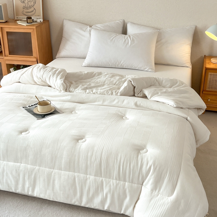 91家纺网 家纺一手货源 找家纺 （总）鸣升家纺 2025新款四季款全棉大豆被