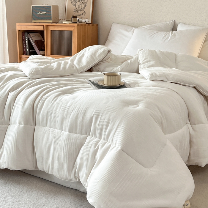 91家纺网 家纺一手货源 找家纺 （总）鸣升家纺 2025新款四季款全棉大豆被