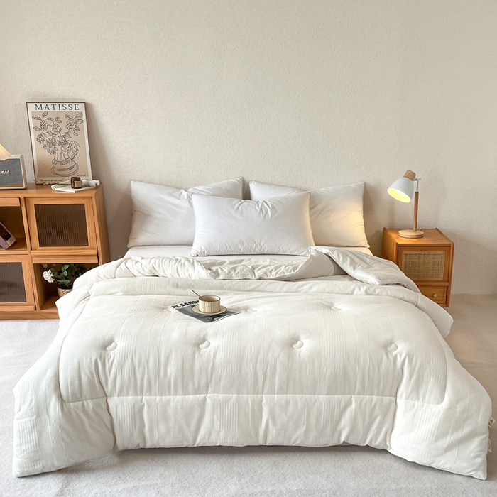 91家纺网 家纺一手货源 找家纺 （总）鸣升家纺 2025新款四季款全棉大豆被