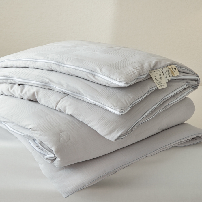 91家纺网 家纺一手货源 找家纺 鸣升家纺 2025新款全棉被子母被被子被芯四季款 菽菽木兰-灰