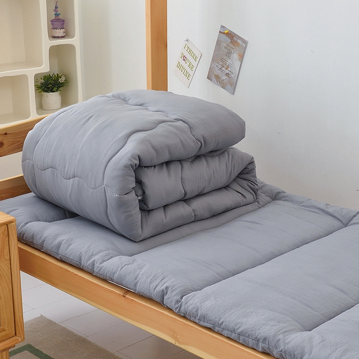 （总）水妙家纺 2024新款羽丝绒保暖超柔被芯被褥学生宿舍被子学生褥子床垫软褥垫可折叠收纳