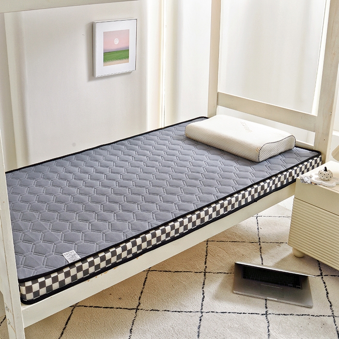 91家纺网 家纺一手货源 找家纺 （总）水妙家纺 2024新款学生宿舍上下铺乳胶记忆海绵床垫厚度9cm寝室超密回弹性好记忆海绵床垫