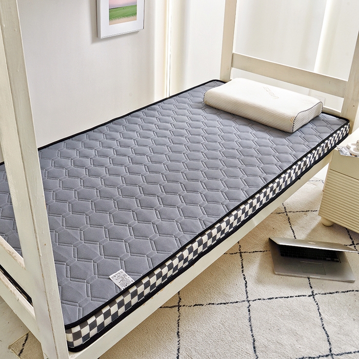 91家纺网 家纺一手货源 找家纺 （总）水妙家纺 2024新款学生宿舍上下铺乳胶记忆海绵床垫厚度9cm寝室超密回弹性好记忆海绵床垫