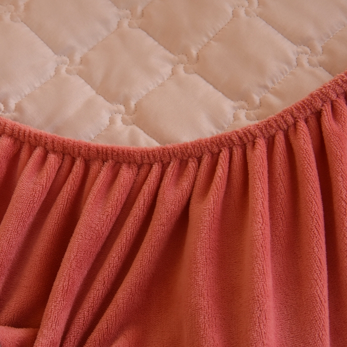 91家纺网 家纺一手货源 找家纺 （总）水妙家纺 2024新款加厚200克A类牛奶绒夹棉床笠纯色素色大学生宿舍床垫保护套学生上下铺