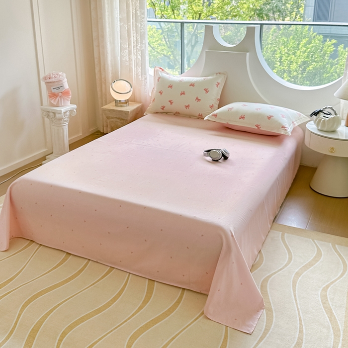 91家纺网 家纺一手货源 找家纺 芙绣家纺 2025新款A类全棉小清新印花单被套单枕套学生单品系列 芳华