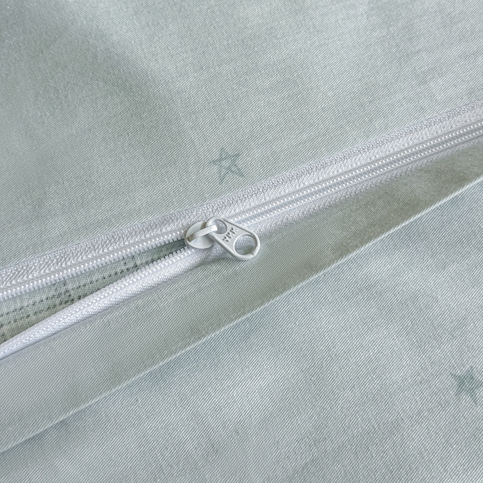 91家纺网 家纺一手货源 找家纺 芙绣家纺 2025新款A类全棉小清新印花单被套单枕套学生单品系列 格子蓝