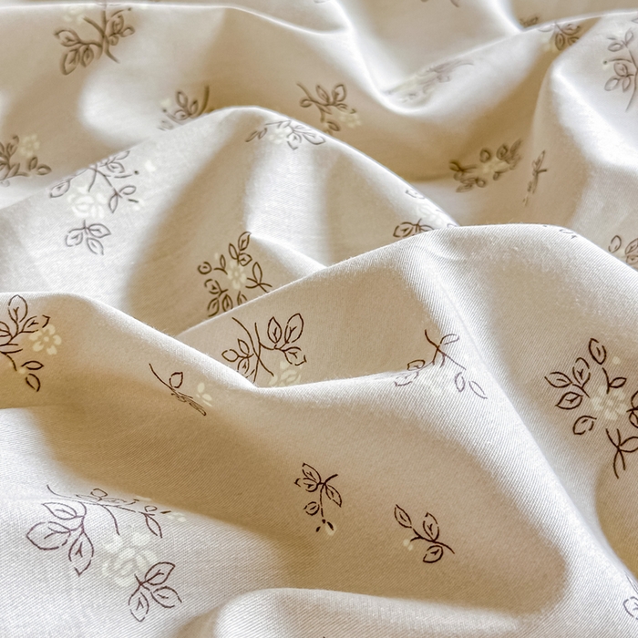 91家纺网 家纺一手货源 找家纺 芙绣家纺 2025新款A类全棉小清新印花单被套单枕套学生单品系列 赫本