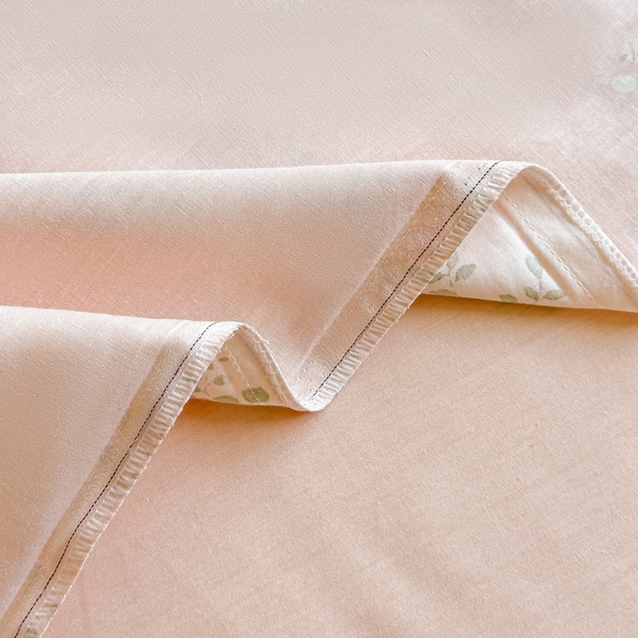 91家纺网 家纺一手货源 找家纺 芙绣家纺 2025新款A类全棉小清新印花单被套单枕套学生单品系列 花期如梦