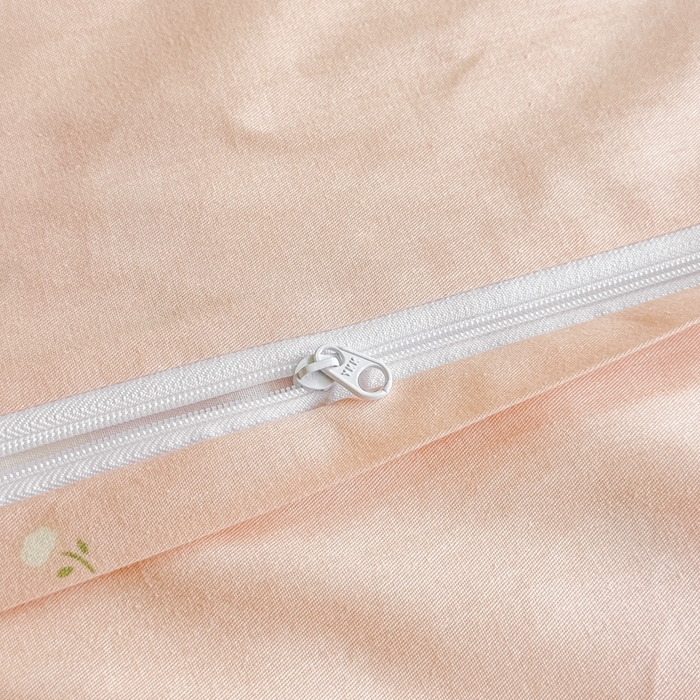 91家纺网 家纺一手货源 找家纺 芙绣家纺 2025新款A类全棉小清新印花单被套单枕套学生单品系列 花期如梦