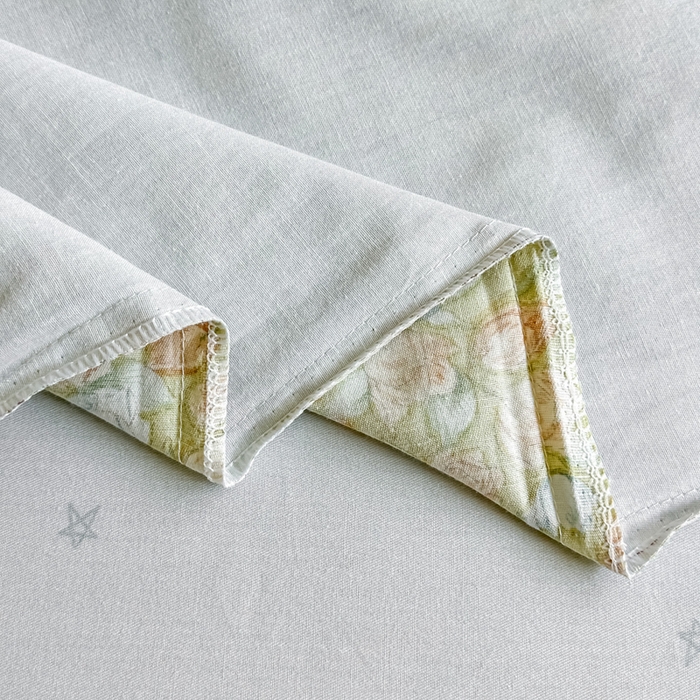 91家纺网 家纺一手货源 找家纺 芙绣家纺 2025新款A类全棉小清新印花单被套单枕套学生单品系列 花团锦簇