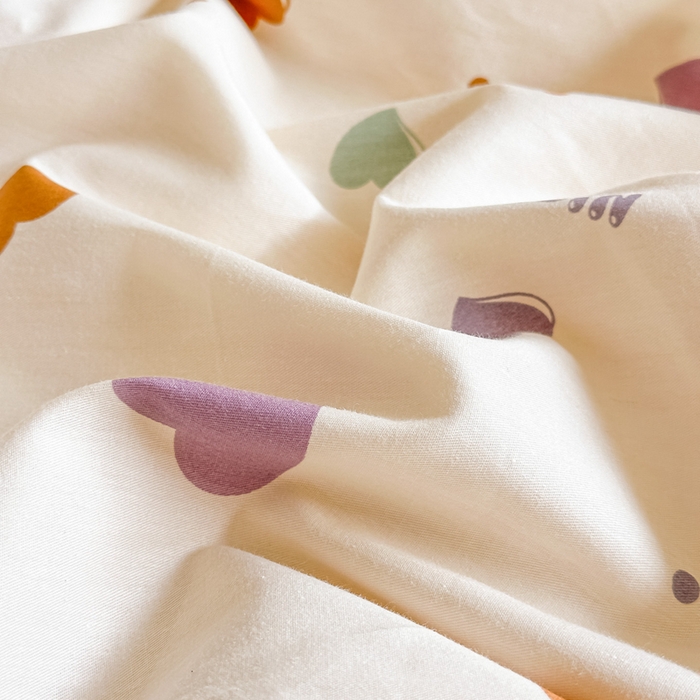 91家纺网 家纺一手货源 找家纺 芙绣家纺 2025新款A类全棉小清新印花单被套单枕套学生单品系列 夜色流光