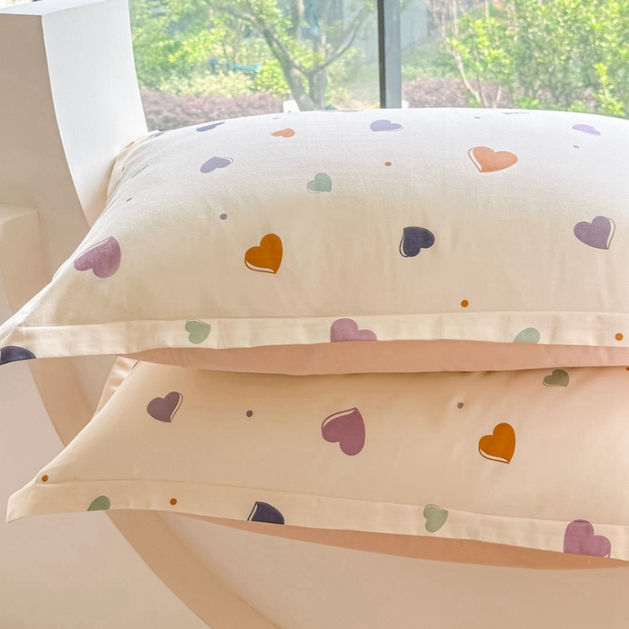 91家纺网 家纺一手货源 找家纺 芙绣家纺 2025新款A类全棉小清新印花单被套单枕套学生单品系列 夜色流光