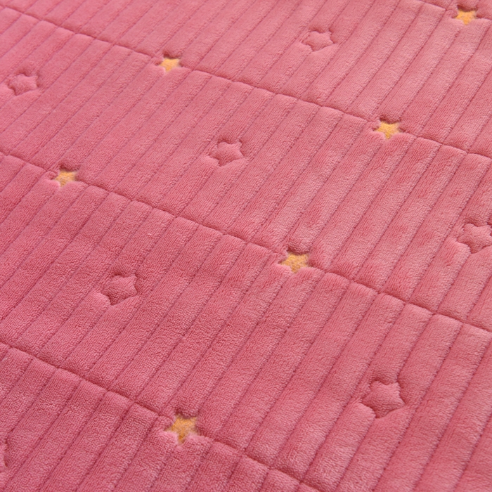 91家纺网 家纺一手货源 找家纺 水妙家纺 2024秋冬保暖200克A类牛奶绒刺绣加厚夹棉床笠三件套纯色素色床罩大床款床垫保护罩 五星之家-豆沙粉