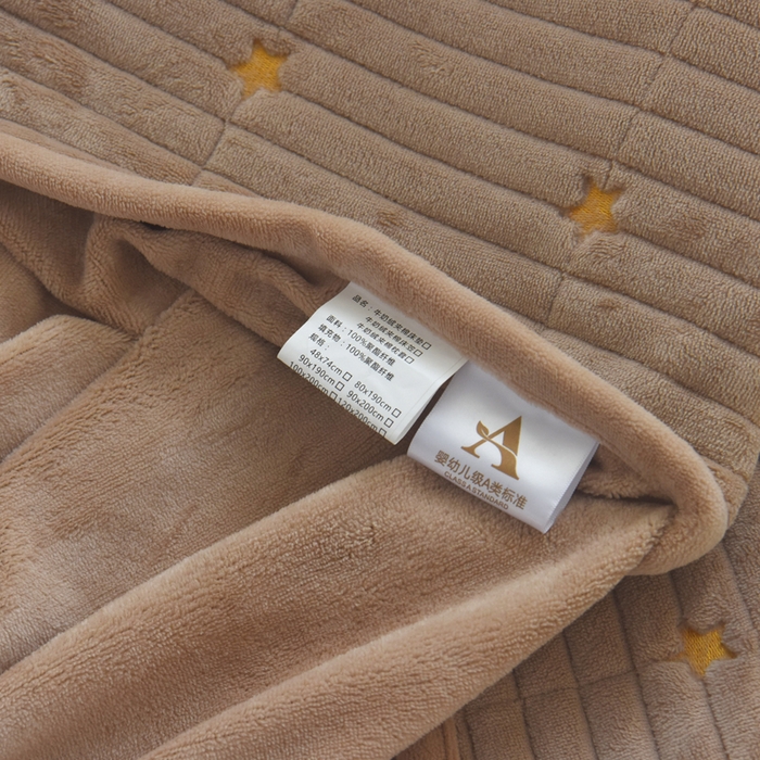 91家纺网 家纺一手货源 找家纺 水妙家纺 2024秋冬保暖200克A类牛奶绒刺绣加厚夹棉床笠三件套纯色素色床罩大床款床垫保护罩 五星之家-可可奶棕