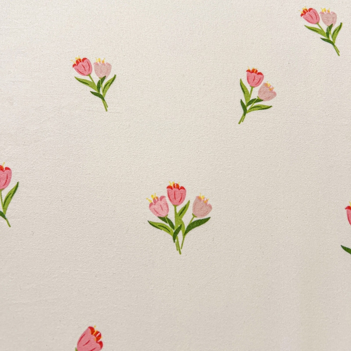 91家纺网 家纺一手货源 找家纺 朵朵家纺 2025新款超柔水洗棉云感印花单床笠床垫保护套床笠（床垫保护套可定制尺寸 ）-场景三 郁金香