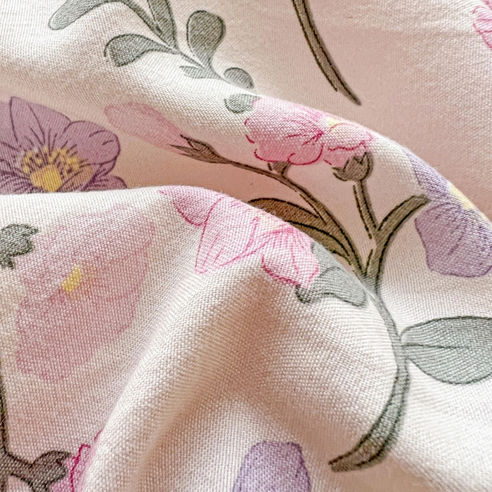 91家纺网 家纺一手货源 找家纺 朵朵家纺 2025新款超柔水洗棉云感印花单床笠床垫保护套床笠（床垫保护套可定制尺寸 ）-场景三 花开满树
