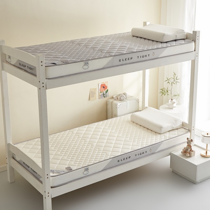 91家纺网 家纺一手货源 找家纺 （总）水妙家纺 2025年新款牛奶丝乳胶记忆海绵床垫厚度9cm学生宿舍上下铺加密海绵床垫回弹性好