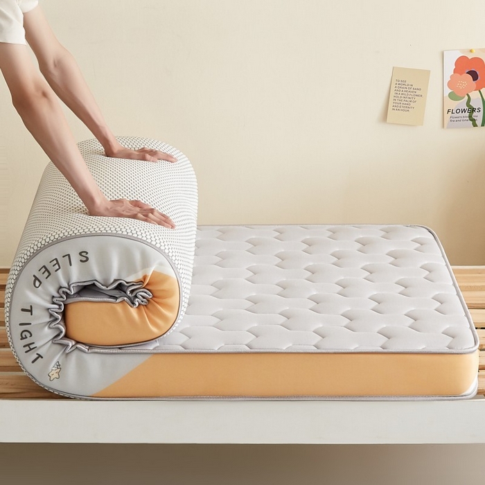 91家纺网 家纺一手货源 找家纺 （总）水妙家纺 2025年新款牛奶丝乳胶记忆海绵床垫厚度9cm学生宿舍上下铺加密海绵床垫回弹性好