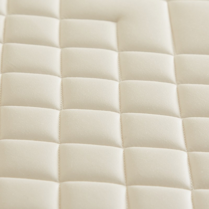 91家纺网 家纺一手货源 找家纺 水妙家纺 2025年新款牛奶丝乳胶记忆海绵床垫厚度9cm学生宿舍上下铺加密海绵床垫回弹性好 菱形格白