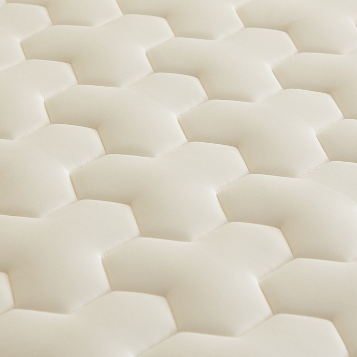 91家纺网 家纺一手货源 找家纺 水妙家纺 2025年新款牛奶丝乳胶记忆海绵床垫厚度9cm学生宿舍上下铺加密海绵床垫回弹性好 三角格白