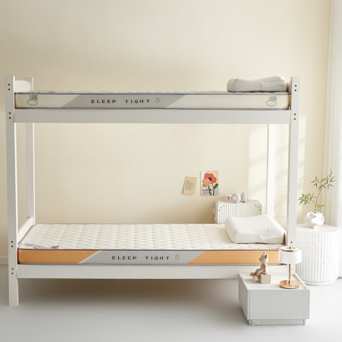 91家纺网 家纺一手货源 找家纺 水妙家纺 2025年新款牛奶丝乳胶记忆海绵床垫厚度9cm学生宿舍上下铺加密海绵床垫回弹性好 六边形白