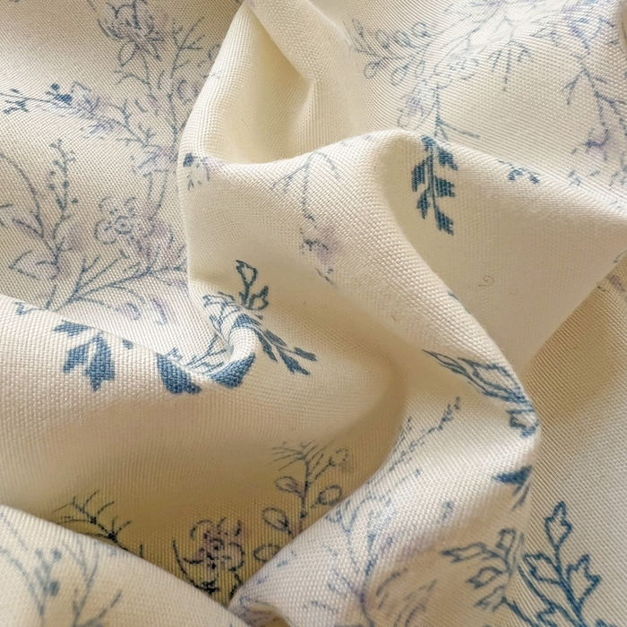 91家纺网 家纺一手货源 找家纺 朵朵家纺 2025新款超柔水洗棉云感印花单床笠床垫保护套床笠（床垫保护套可定制尺寸 ）-场景三 蓝颜