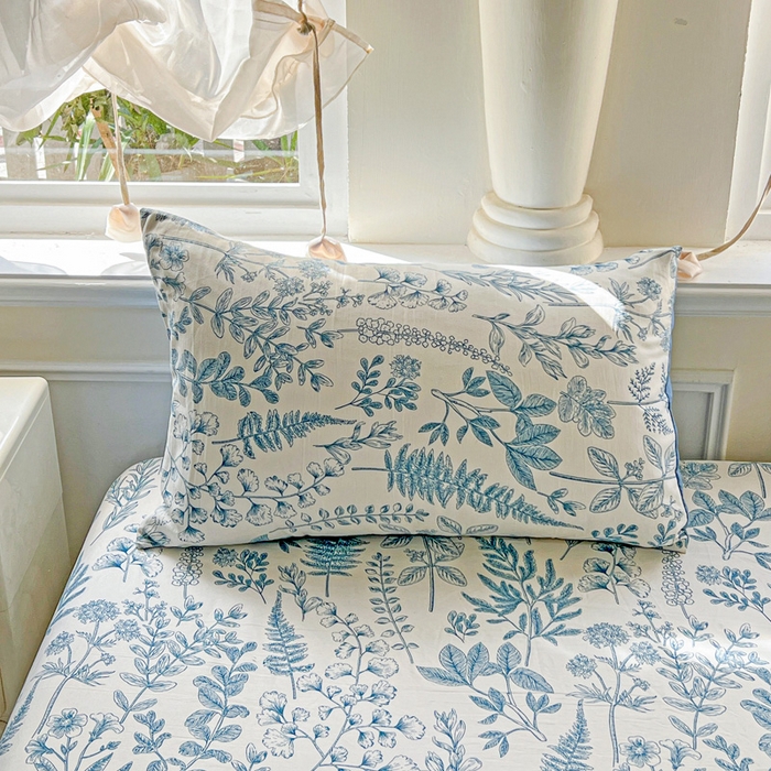 91家纺网 家纺一手货源 找家纺 朵朵家纺 2025新款超柔水洗棉云感印花单床笠床垫保护套床笠（床垫保护套可定制尺寸 ）-场景三 恋爱季节