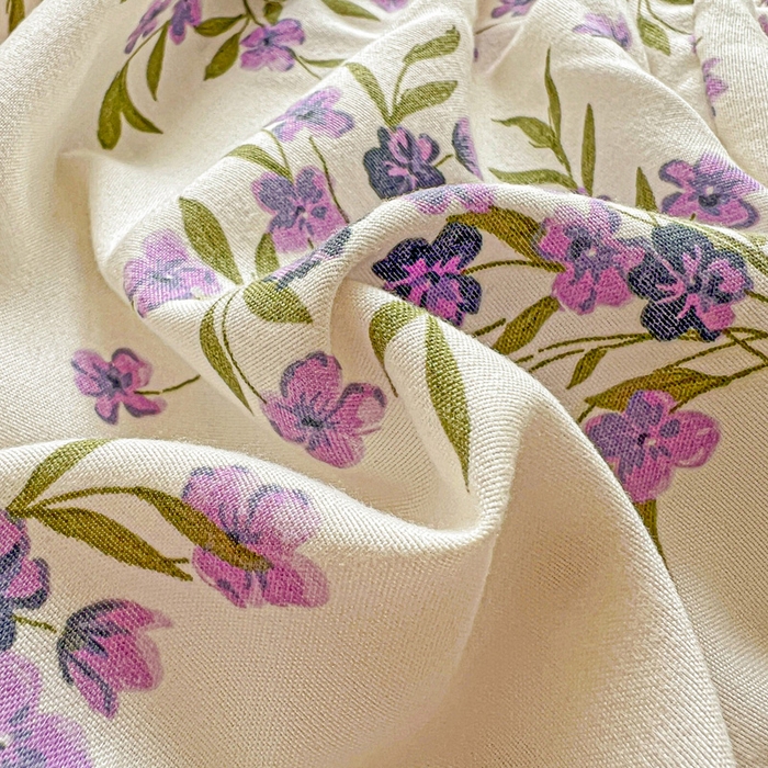 91家纺网 家纺一手货源 找家纺 朵朵家纺 2025新款超柔水洗棉云感印花单床笠床垫保护套床笠（床垫保护套可定制尺寸 ）-场景二 薰衣草