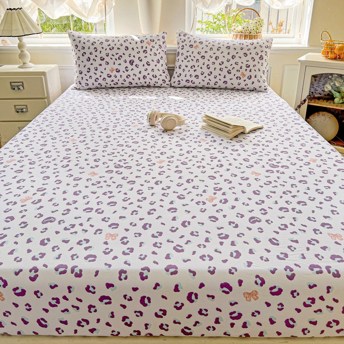 91家纺网 家纺一手货源 找家纺 朵朵家纺 2025新款超柔水洗棉云感印花单床笠床垫保护套床笠（床垫保护套可定制尺寸 ）-场景三 么么哒