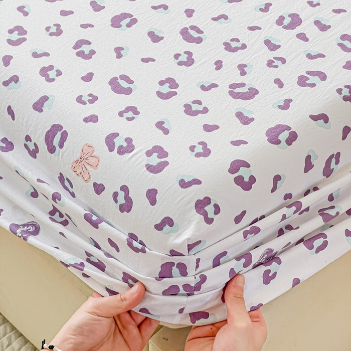 91家纺网 家纺一手货源 找家纺 朵朵家纺 2025新款超柔水洗棉云感印花单床笠床垫保护套床笠（床垫保护套可定制尺寸 ）-场景三 么么哒