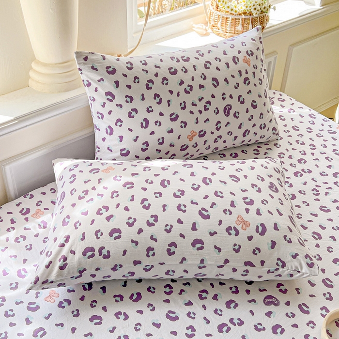 91家纺网 家纺一手货源 找家纺 朵朵家纺 2025新款超柔水洗棉云感印花单床笠床垫保护套床笠（床垫保护套可定制尺寸 ）-场景三 么么哒