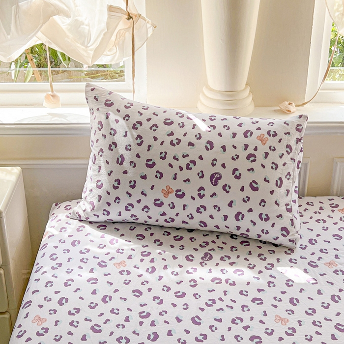 91家纺网 家纺一手货源 找家纺 朵朵家纺 2025新款超柔水洗棉云感印花单床笠床垫保护套床笠（床垫保护套可定制尺寸 ）-场景三 么么哒